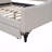Full Upholstered Tufted Daybed Frame, 2 Drawers