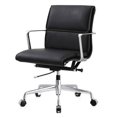 Montes Jett Executive Office Chair, Reclining Backrest, Retractable Footrest The Twillery Co. Upholstery Color: White