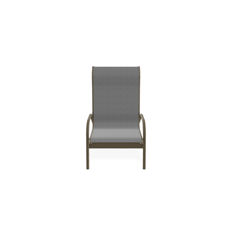 Gardenella Patio Chair, Titanium Sunbrella®, Beachwood