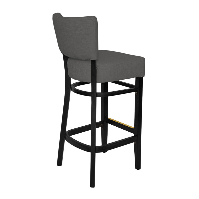 Tabouret de bar Madison, Noir, noir, noir, noir, Gris
