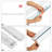 6-Pack 4FT Length 2.5"Width Strip Ceiling Light