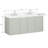 Haley 60 in. Double Sink Bathroom Vanity in Soft Sage with Top-117807300