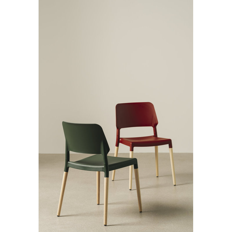 Belloch Chair, Natural Beech Wood, Green