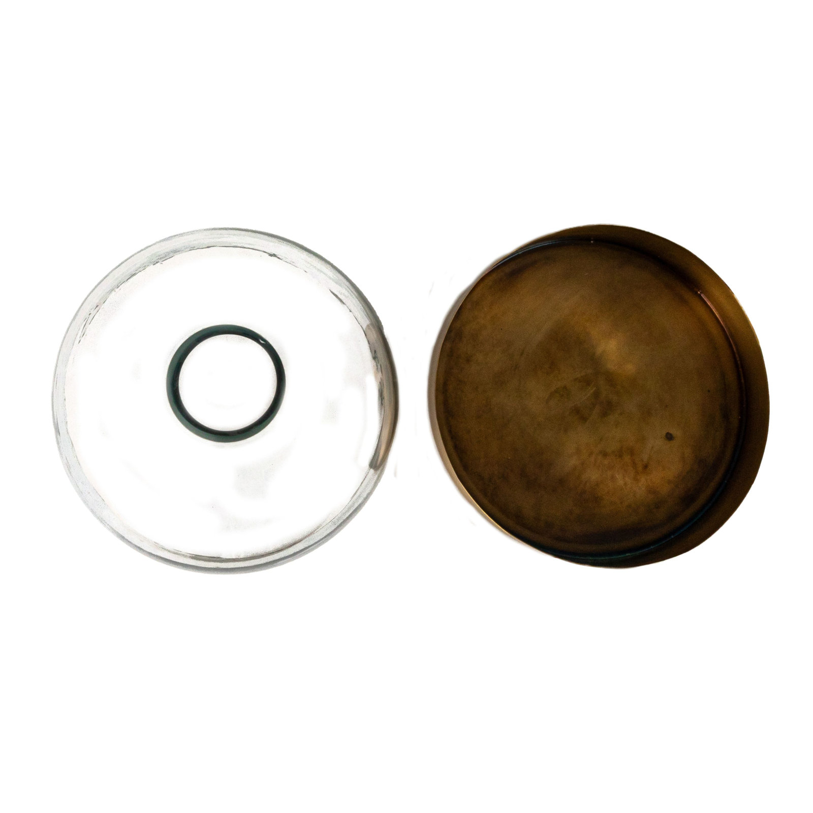 Elvenia Glass Table Vase, Gold