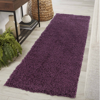 Esterly Solid Colour Shag Area Rug