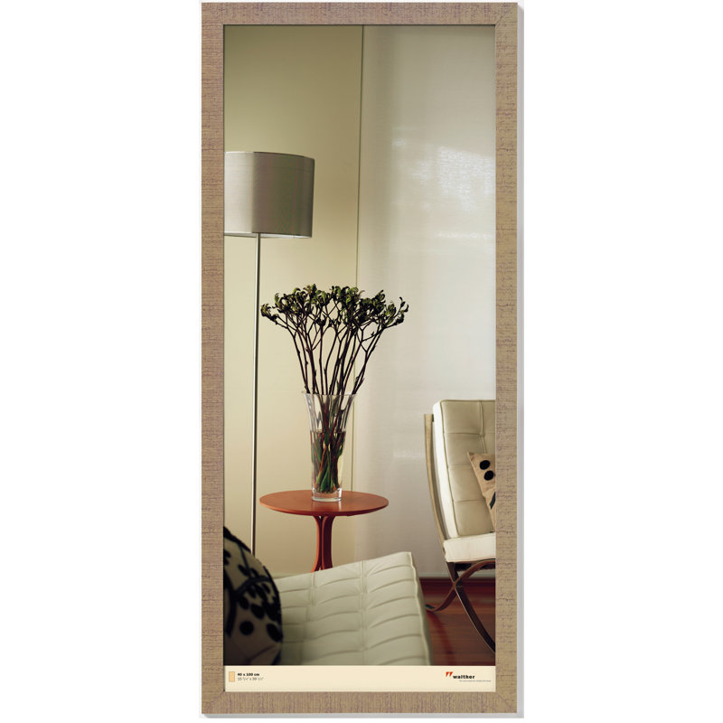 Solid Wood Rough Sawn Surface Picture Frame, Beige Brown, 80cm H x 60cm W