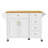 Kitchen Island With Drop Leaf And 5 Drawers, Kitchen Storage Cart With Adjustable Shelf For Kitchen-704148016