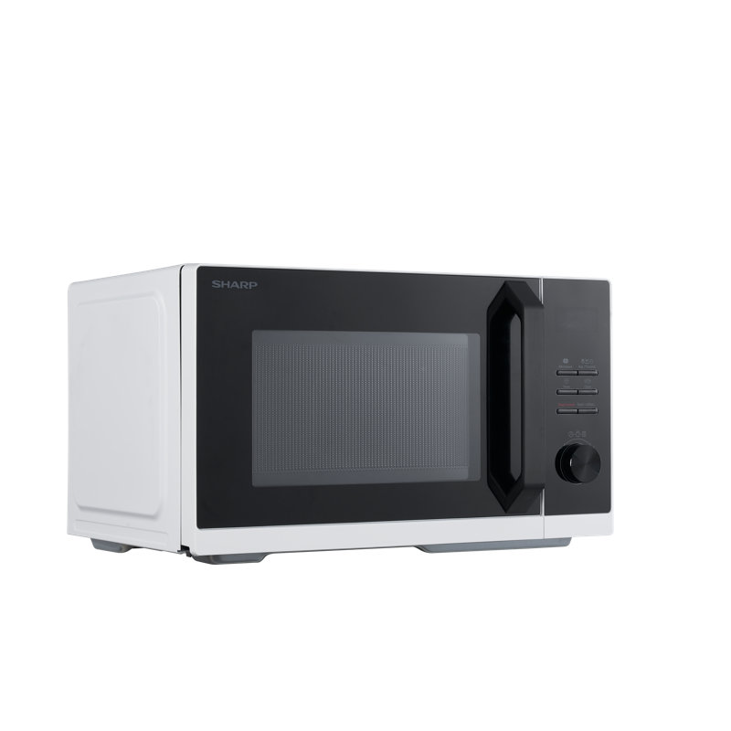Sharp 44cm 800W - Watt Countertop Microwave, White