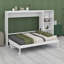 Lit escamotable pliable avec compartiments de rangement réglables, tablette et plateforme multifonctionnelle murale pour la chambre à coucher et la chambre d'amis-427220445