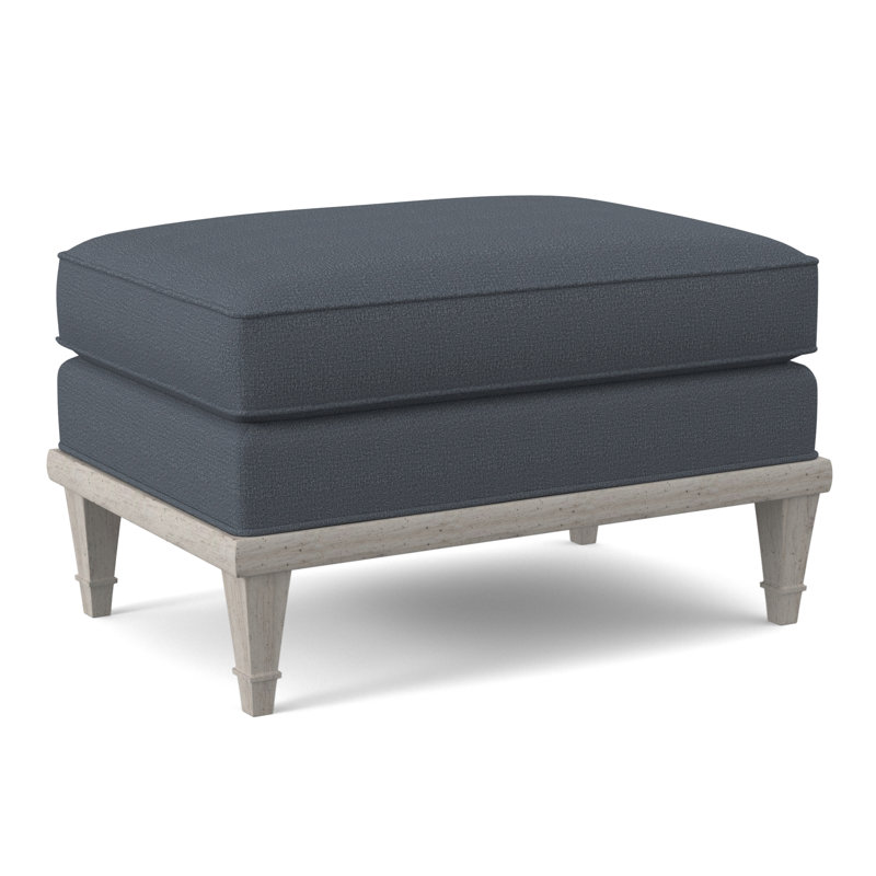 Dublin Ottoman, Elise Linen, Bisque