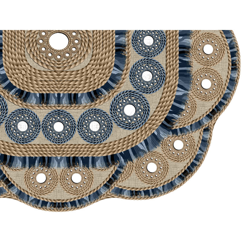 Ensemble de tapis de bain Premium (2 pièces), 19,7 po x 23,6 po et 23,6 po x 39,4 po | 100% polyester, 1 300 g / m², hauteur des poils: 0,4 po | Dessous antidérapant, antibactérien, lavable à la machine | Idéal pour le confort et la sécurité de la