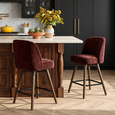 Tabouret de bar rotatif 25,5 po