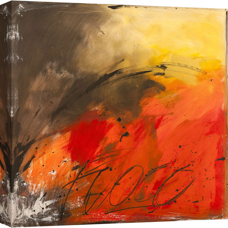 Fuoco by H. Romero - Wrapped Canvas Print, 70cm H x 70cm W x 4cm D
