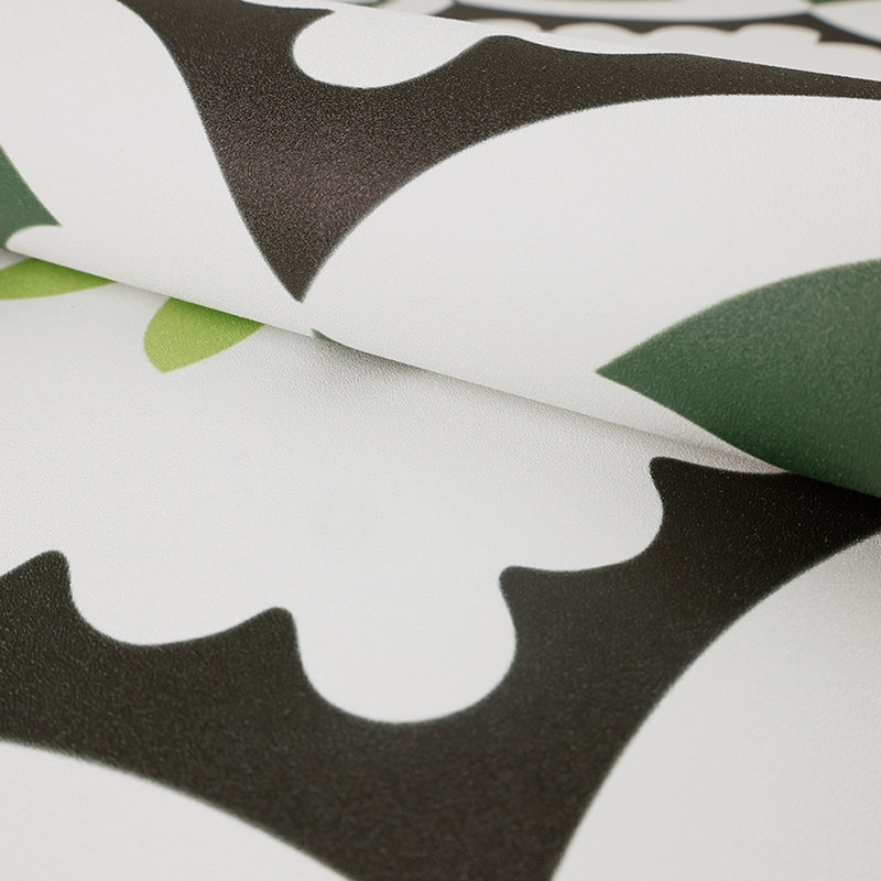 24 In. X 120 In. 4 Mil Dark Green Peel & Stick Vinyl Sheet Flooring, Cut To Length, Self Adhesive Flooring Roll