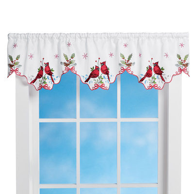 Daubenton Floral Pointed Window Valance