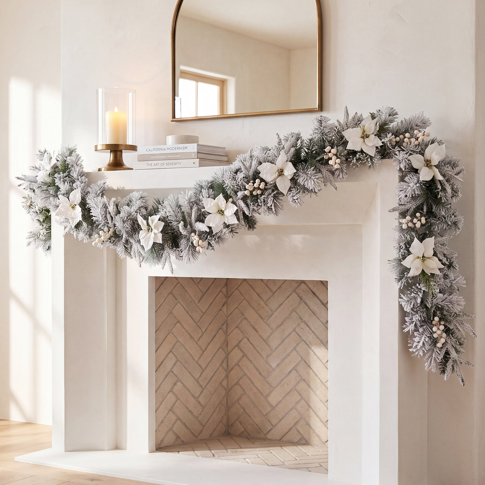 72'' in. Lighted Faux Garland