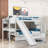 Longmeadow Kids Twin Over Twin Bunk Bed with Drawers-612698086