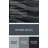 DiagonalStripes Granite Light Gray Black Metal Wall Art-671852342