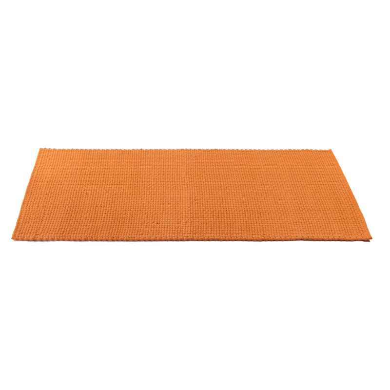 Solid Colour Cotton Area Rug, Rectangle 60 x 90cm