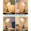 Lampe de table fleur mignonne à DEL avec lampe de chevet de lecture, lampe de bureau rétro, décor esthétique Kawaii pour dortoir, chambre à coucher, salon-1754891677