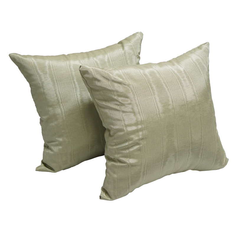 Coussin Moire, vert