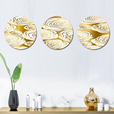 Abstract Wall Decor on Metal