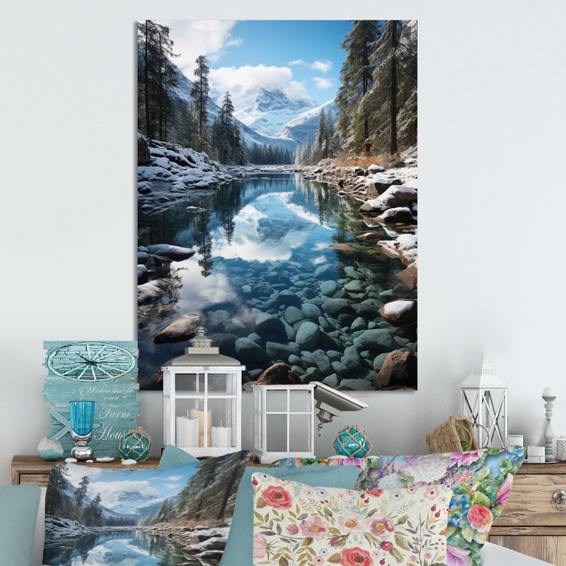 Canada Lake Louise Dream - Canada, art mural en métal, H 20 po x l 12 po x P 1 po