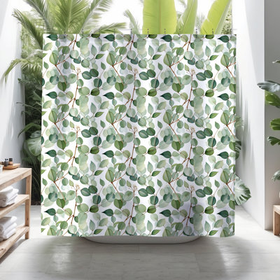Rideau de douche Berry Eucalyptus