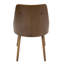 Chaise d'appoint rembourrée et capitonnée Amundi-1165404495
