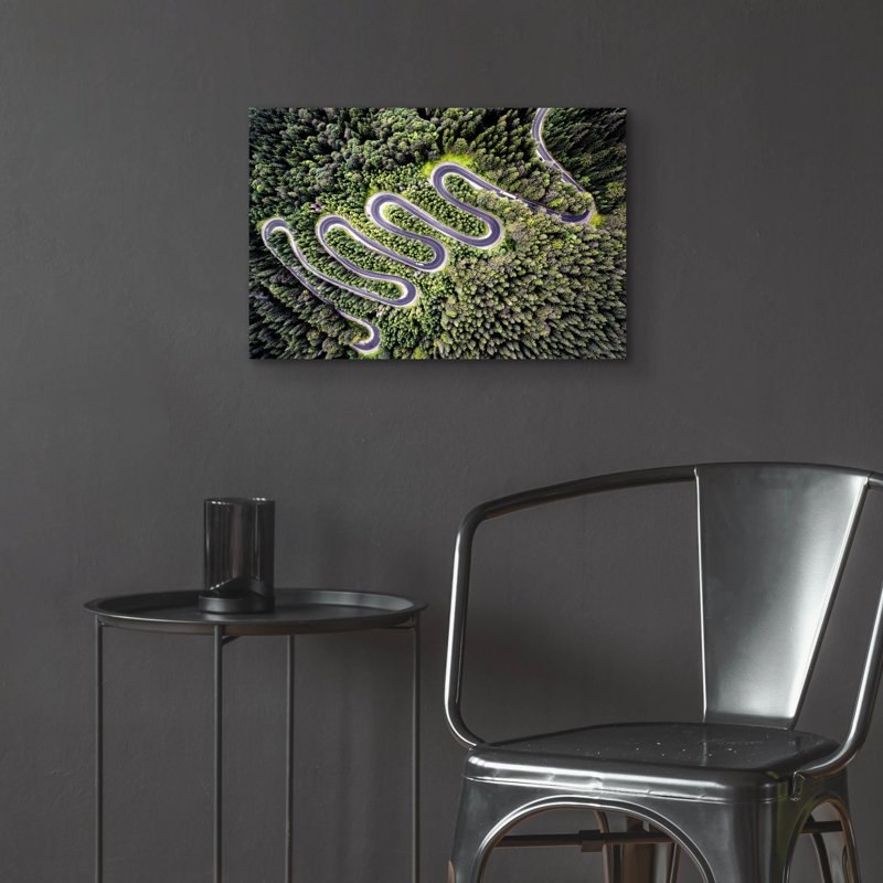 «Road» par Photoinc Studio, art mural en verre acrylique, H 16 po x l 24 po x P 0,2 po