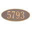 Madison 1-Line Wall Address Plaque-204304064-204304077