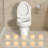 One-Piece Dual Flush 1.1/1.6 GPF Elongated Toilet Comfort Seat Height,Soft-Close Seat,Glazed Surface
