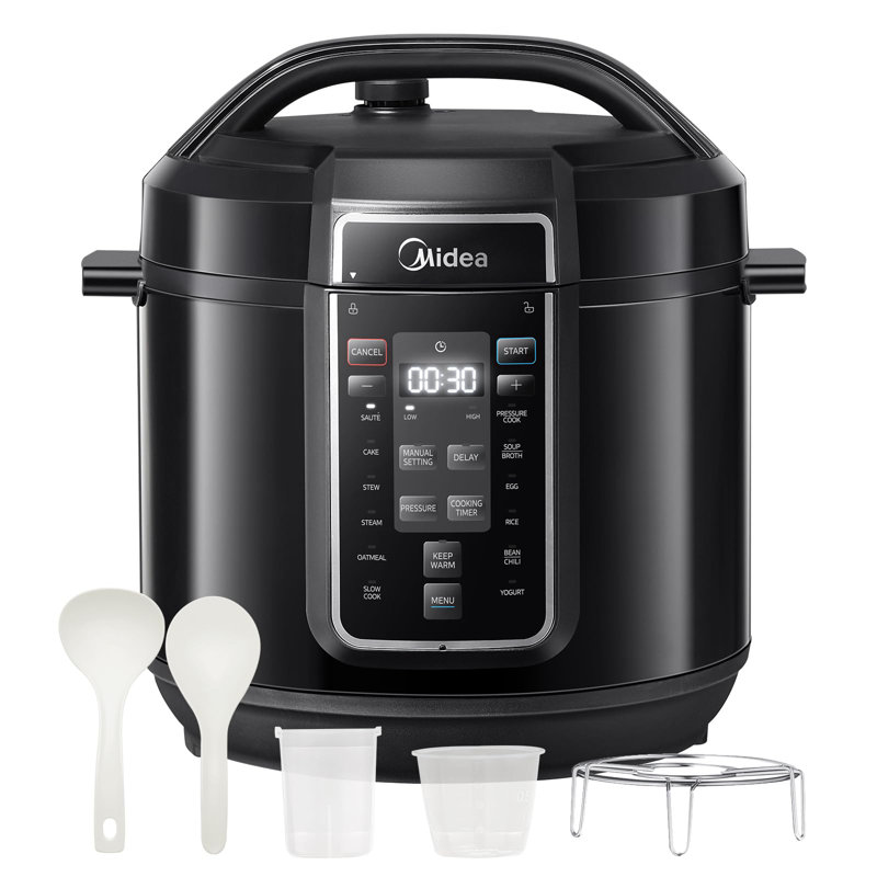 COMFEE' 1200W Multifunctional Household Pressure Cooker 7.6L Stainless Steel Inner Pot
