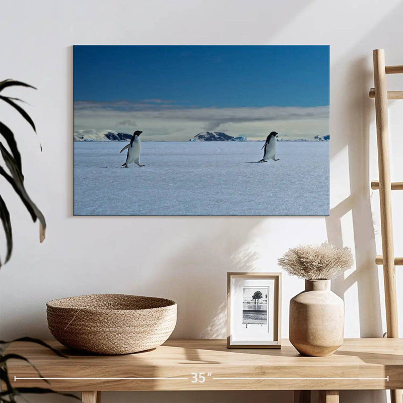 Crowle Marching Penguins, 16" H x 24" W