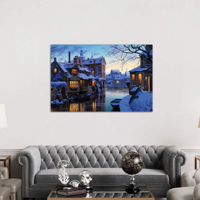 The Venice Of The North by Evgeny Lushpin - Wrapped Canvas Print