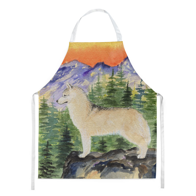 No Pattern Bib Apron