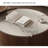Light luxury simple round rock table-106905264