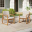 Chaise de patio avec coussins 