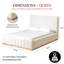 Cadre de lit capitonné en lin et polyester, tête de lit entièrement recouverte de tissu, lit plateforme-981395595-981395593