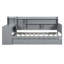 Lit de jour en bois avec 3 tiroirs de rangement et bureau - Bois de pin robuste pour une nuit de détente-45346903-45346902