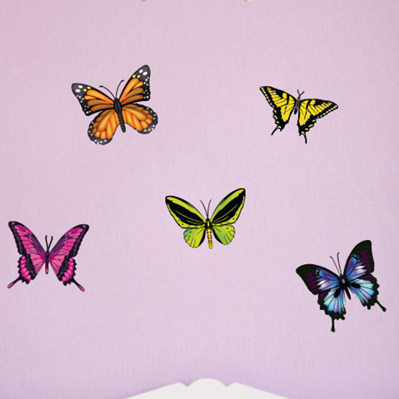 Insects Non-Wall Damaging Wall Decal, Large