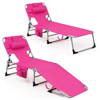 Saifa Outdoor Metal Chaise Lounge by Arlmont & Co.