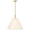 Luminaire suspendu en lin Greta Lrg par Hinkley-432852232