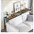 70.9" Extra Long Console Table, Industrial Narrow Sofa Table Behind Couch, Rustic Entryway Hallway Table, Tall Bar Height Table for Living Room