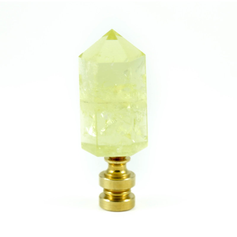 Amethyst Lamp Finial, Citrine