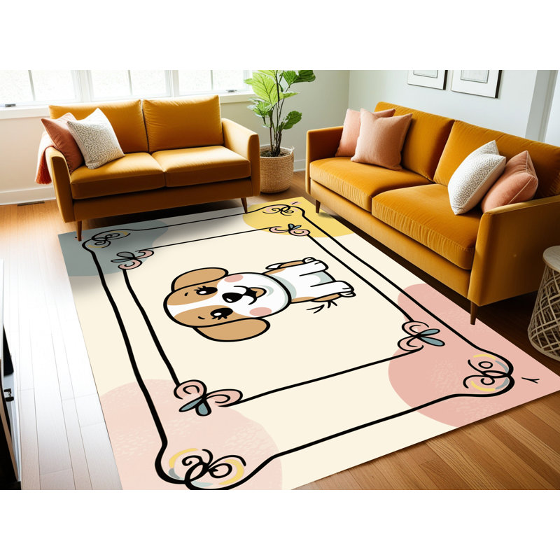 Tapis pour enfants East Urban Home, Rectangle 6 pi x 9 pi