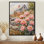 Dumercie pivoines près du chalet en pierre II - pivoines, art mural pour le salon