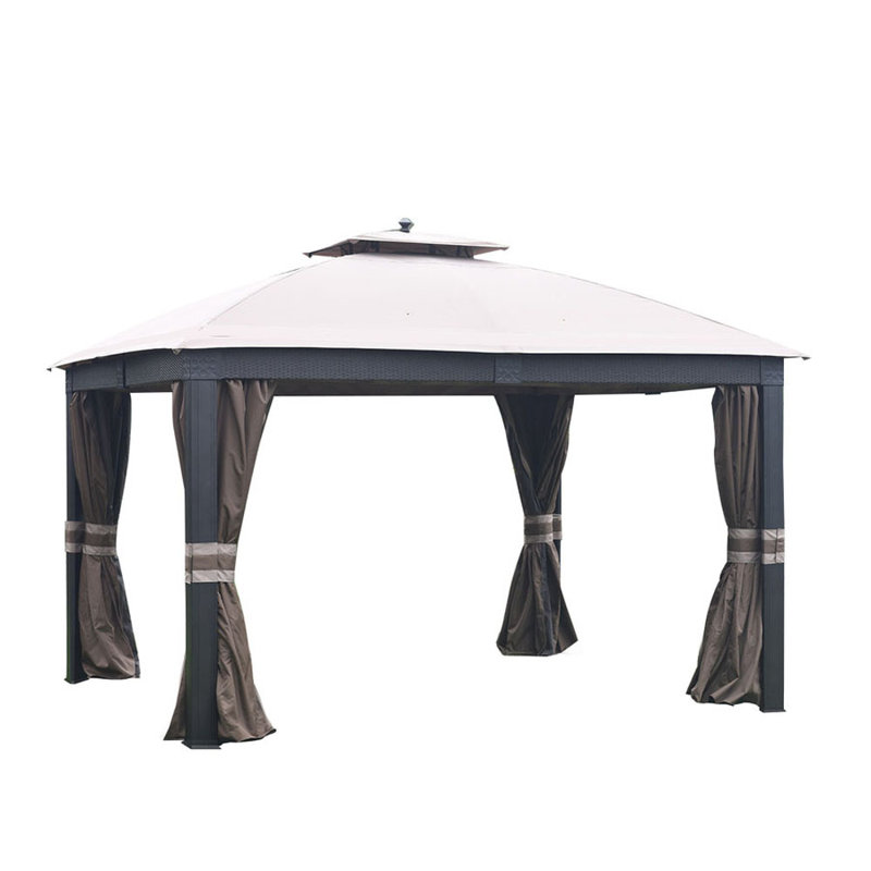 Garden Winds Garden Treasures Wicker Gazebo Replacement Canopy