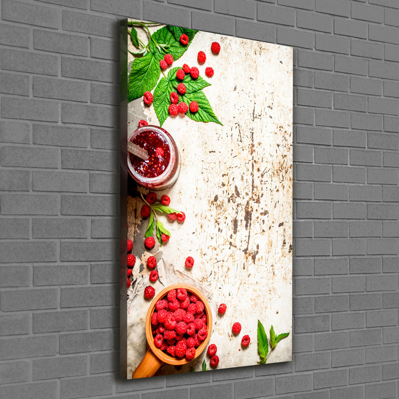 Raspberry Jam - Wrapped Canvas Print
