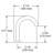 Riu Widespread Lavatory Faucet With C-Spout-968394662